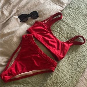 SOLD ❌High Waisted Red Bikini ❤️